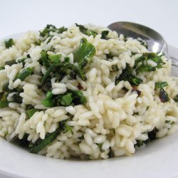 Skinny and Dreamy Broccolini Risotto