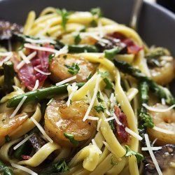 Asparagus Carbonara