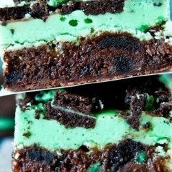 Three Layer Mint Brownies