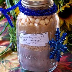 Oatmeal Chocolate With White Morsels in a Jar Mix