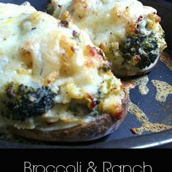 Broccoli and Ranch Baked Potatoes