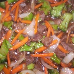Oriental Style Beef Tips and Veggie Stir Fry