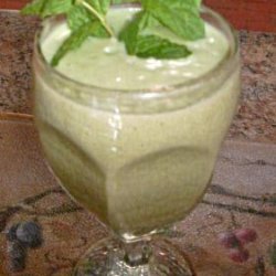 Custard Apple & Garden Mint Smoothie