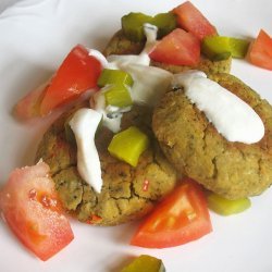 Baked Falafels With Lemon Tahini Sauce