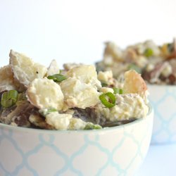 Red, White and Blue Potato Salad