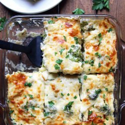 Cauliflower-Broccoli Bake