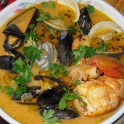 Mariscada En Recado (Shellfish Stew)