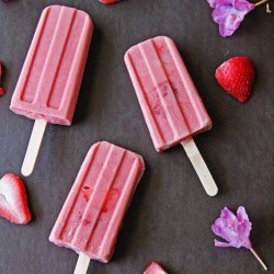 Strawberry Rhubarb Popsicles