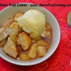 Winter Fruit Cobbler