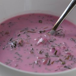 Chilled Buttermilk & Beet Soup