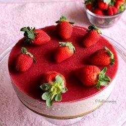 No Bake Strawberry Cheesecake