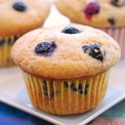 Whole Wheat Blueberry Muffins