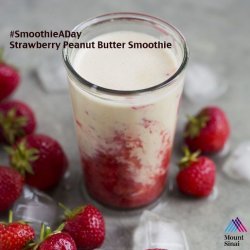 Strawberry Banana Peanut Butter Smoothie