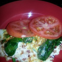 Egg Whites, Spinach, Cheese and Salsa
