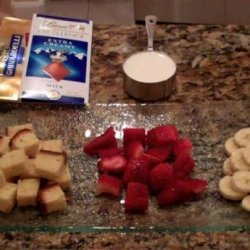 Aarsi's Easy Chocolate Fondue