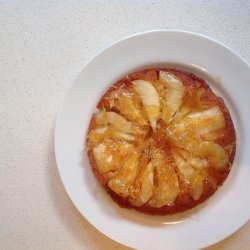 Pear Tart With Toffee Shards