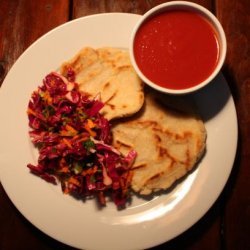 El Salvadorian Bean and Cheese Pupusas