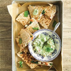 Creamy Quesadillas - With Guacamole