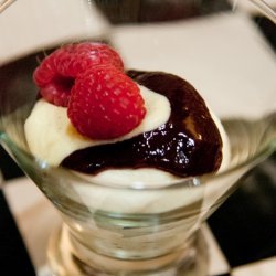 White Chocolate Mousse With Raspberries