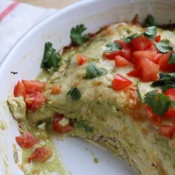 Green Enchilada Casserole