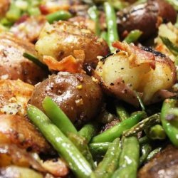 Warm Green Bean, Bacon & Potato Salad