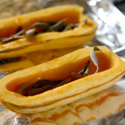 Stuffed Squash With Wild Rice