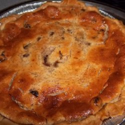 Sour Cream Raisen Pie