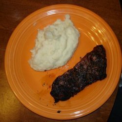 Garlicky Herb-Rubbed Steaks