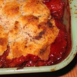 Gluten-Free Strawberry-Pear Cobbler