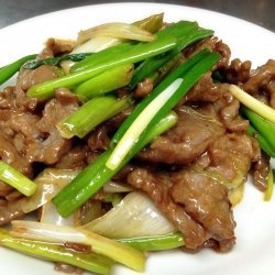 Beef and Scallion Stir Fry