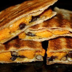 Spicy Bean  quesadillas 