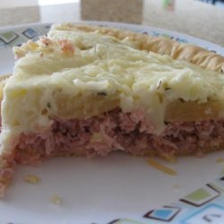 Ham-Tomato-Pineapple-Cheese Pie