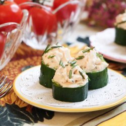 Salmon Cucumber Cups