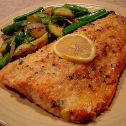 Easy Lemon Parmesan Baked Salmon