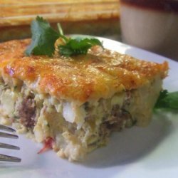 V's Simple Savory Mexican Quiche