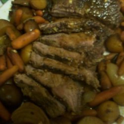 Crock Pot Roast Beef With Mushroom and Sun-Dried Tomato Gravy