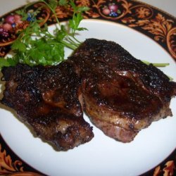 Cast Iron Grilled Chuck Eye (Poor Mans Rib-Eye) Steaks W/Spicy R