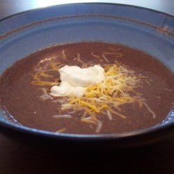 Seriously Seasoned Black Bean Soup