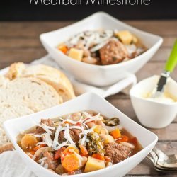 Minestrone With Meatballs