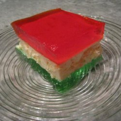 Classic Holiday Ribbon Squares (Jello)