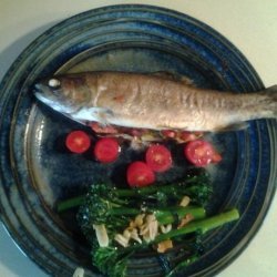 Baked Trout, Irish Style