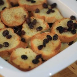 Baguette and Butter Pudding