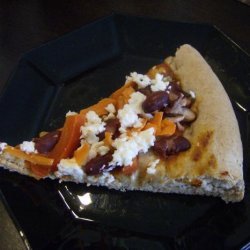 Pizza With Kidney Beans and Feta