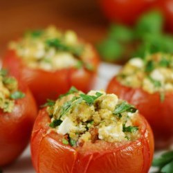 Feta Stuffed Tomatoes