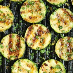 Grilled Lemon Garlic Zucchini