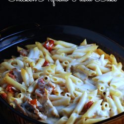 Pasta Alfredo With Sun-Dried Tomatoes