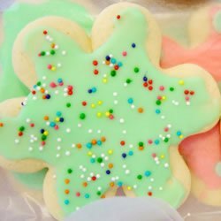 Sugar Cookies With Buttercream Frosting