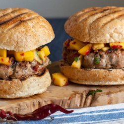 Caribbean Turkey Burger