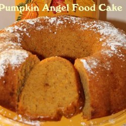 Pumpkin Angel Food Cake