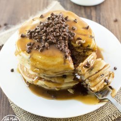 Chocolate Chip Pancakes (with Butter)